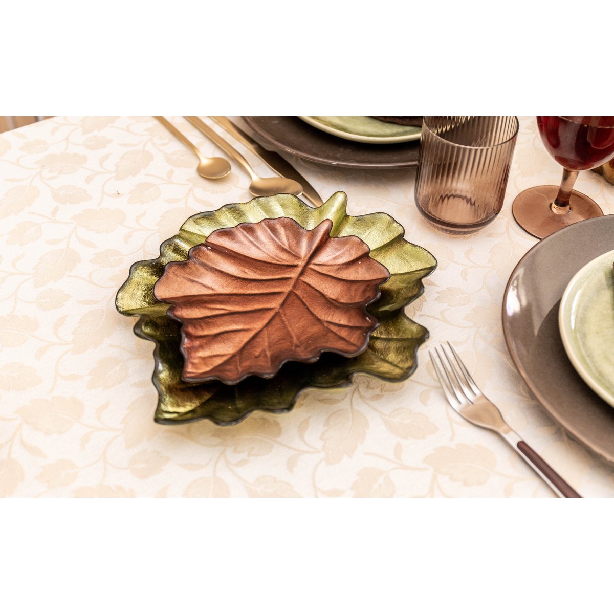 BRUINE BLADKOP 21X22X3CM